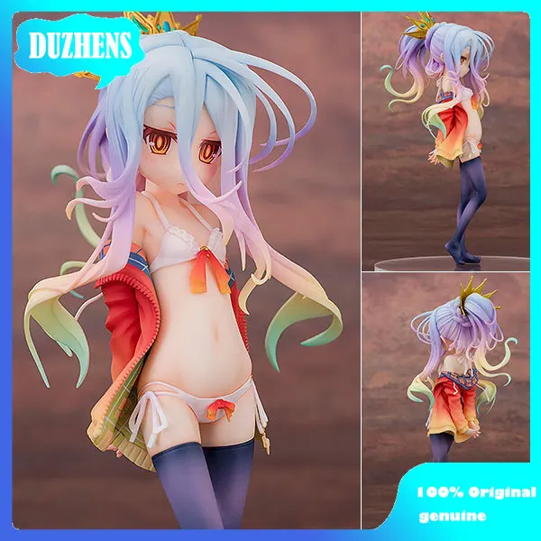 

100% Original:Anime No Game No Life Shiro swimsuit 1/7 PVC Action Figure Anime Figure Model Toys Figure Collection Doll Gift