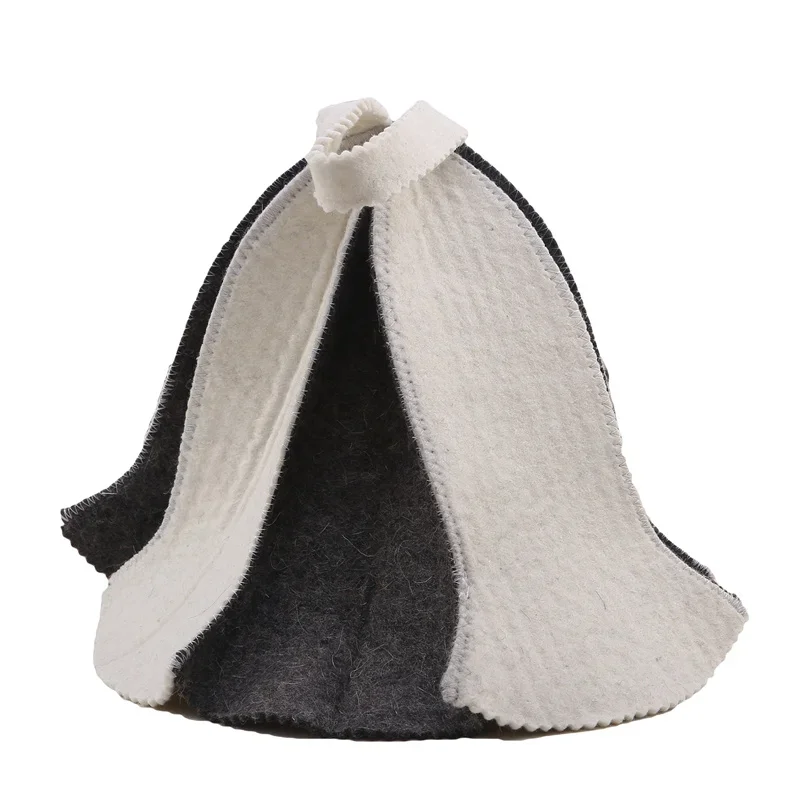 Felt Head Protection Bath Anti Heat Free Size Russian Style Shower Cap Sauna Hat 1PC Sauna Vaporarium Accessories shower cap sauna hats