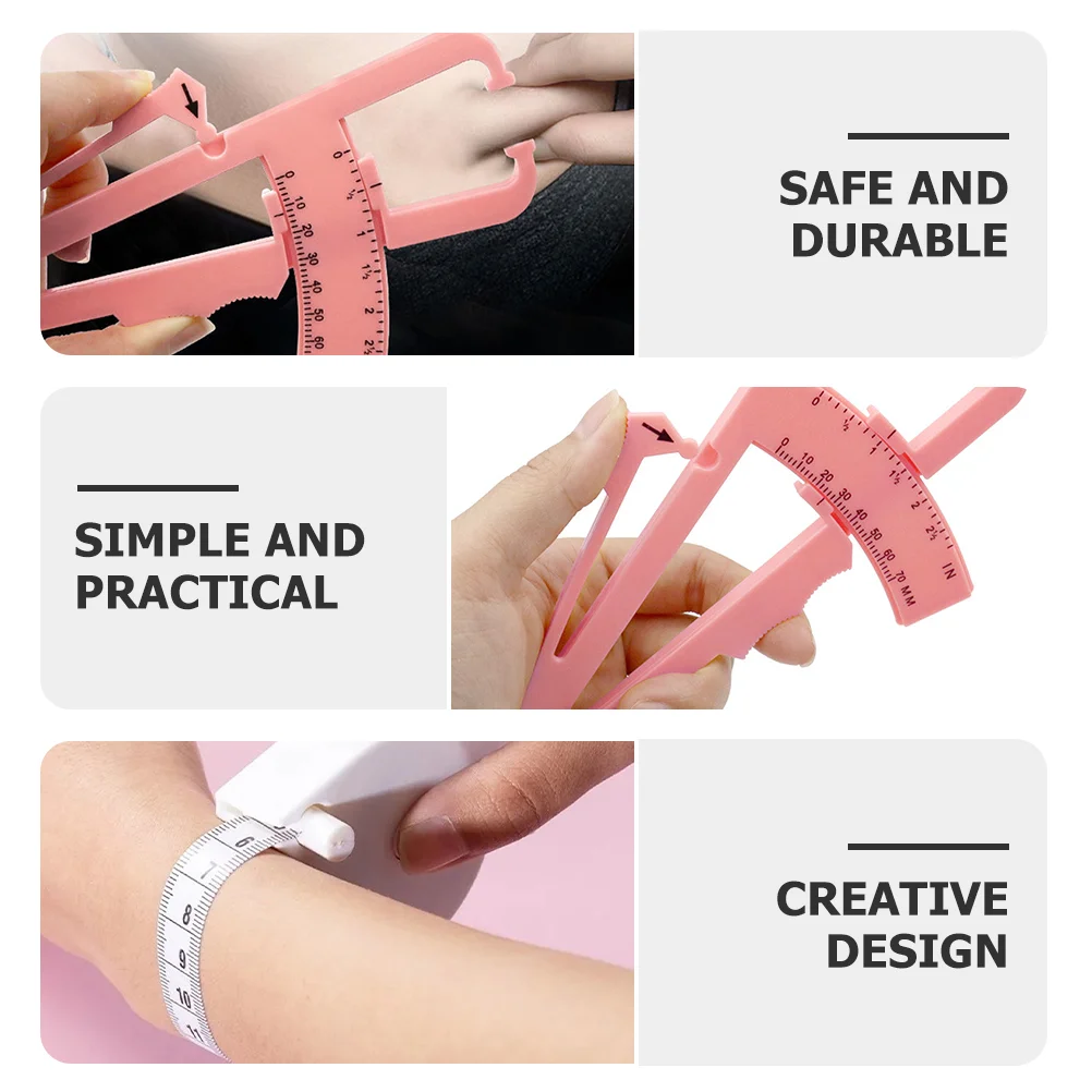 Body Caliper and Measuring Tape Accurate Health Management Tool Easy Read Inch Millimeter Markers Home Use 1 Set