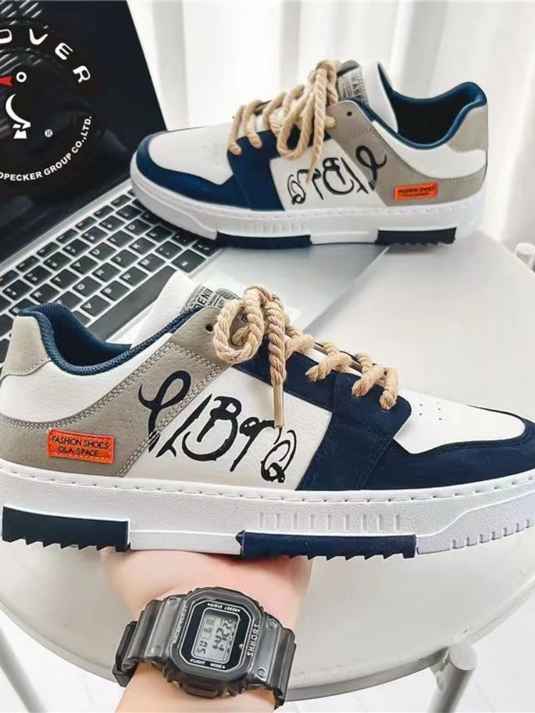 Shoes for Men 2023 New Men's Canvas Shoes Trend Board Shoes Versatile Student Shoes Men's Casual Shoes Luxury Sneakers