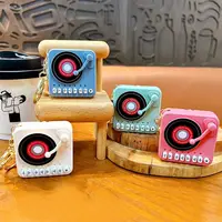 Creative Recordable Record Player Keychain Mini Retro Recorder Toy Phonograph Pendant Couples Gift 1