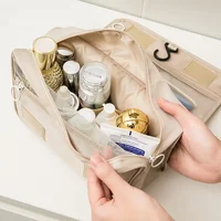 Makeup Bag Travel Cosmetic Bags Toiletries Organizer Waterproof Storage Neceser Bathroom Hook Wash Pouch High Quality Women 3