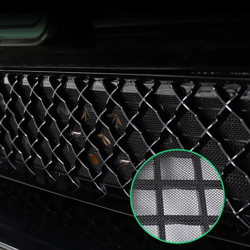 For Tesla Model Y Ventilation Grille Front Bumper Hood Vent Net Radiator  Protective Mesh Model 3 Car Anti Insect Net Accessories