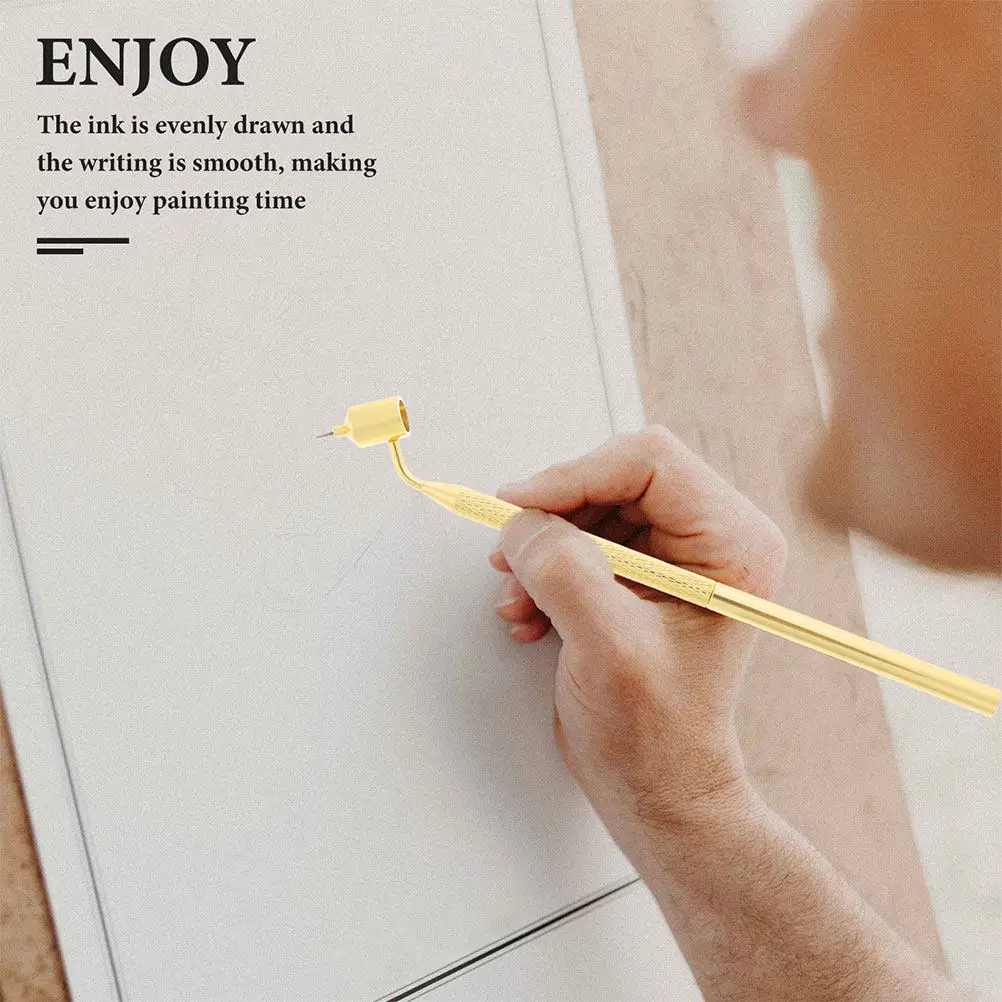 금속 플루이드 라이터 펜, 미세한 선을 그릴 수 있는 페인트 펜, 디테일 페인팅, 드로잉, 스크래치 수리, DIY 공예, 휴대용 정밀 펜