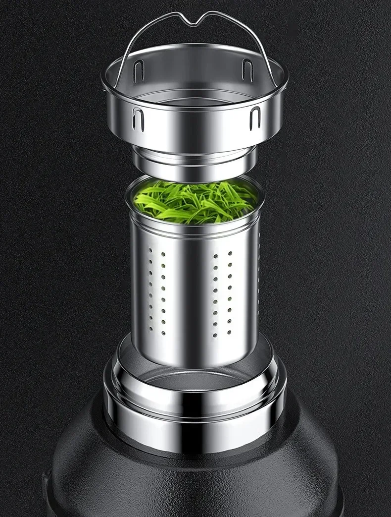 316 Stainless Steel Large Capacity Portable Outdoor Thermos PotCup Food Grade Large Capacity