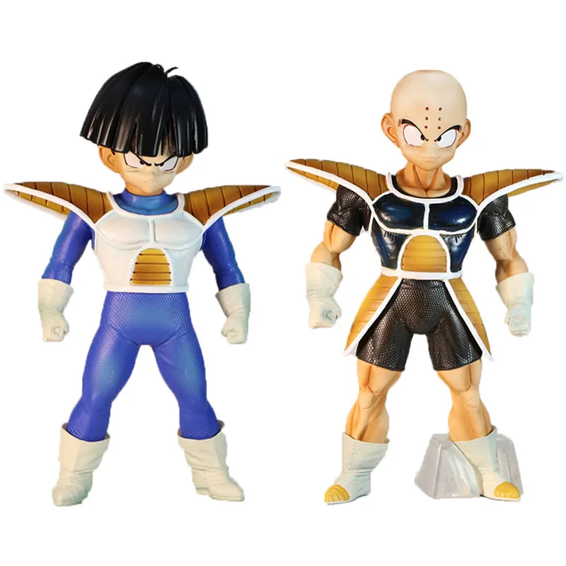 

2 types Dragon Ball Z Kuririn Gohan Anime Figure Saiyan Battle Clothes Kuririn Action Figures Collection Model Toys Gifts