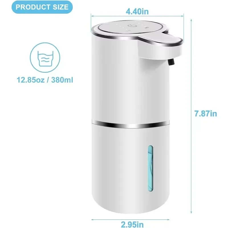 Touchless Liquid Soap Dispenser Foam USB Wall Mounted Smart Display Automatic Infrared Sensor Soap Dispensers Hand Washer