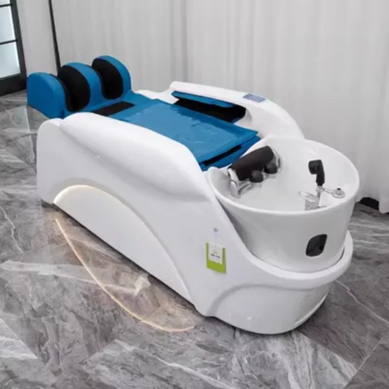Electric Intelligent Shampoo Chairs Beauty Hairdressing Lounge Comfort Shampoo Chairs Head Spa Chuveiro Salon Furniture WZ50SC