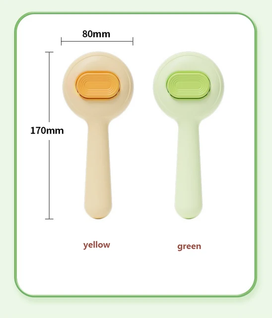 Pet self-cleaning comb cat comb pet wire brush self-cleaning steel needle comb pet dog supplies 6
