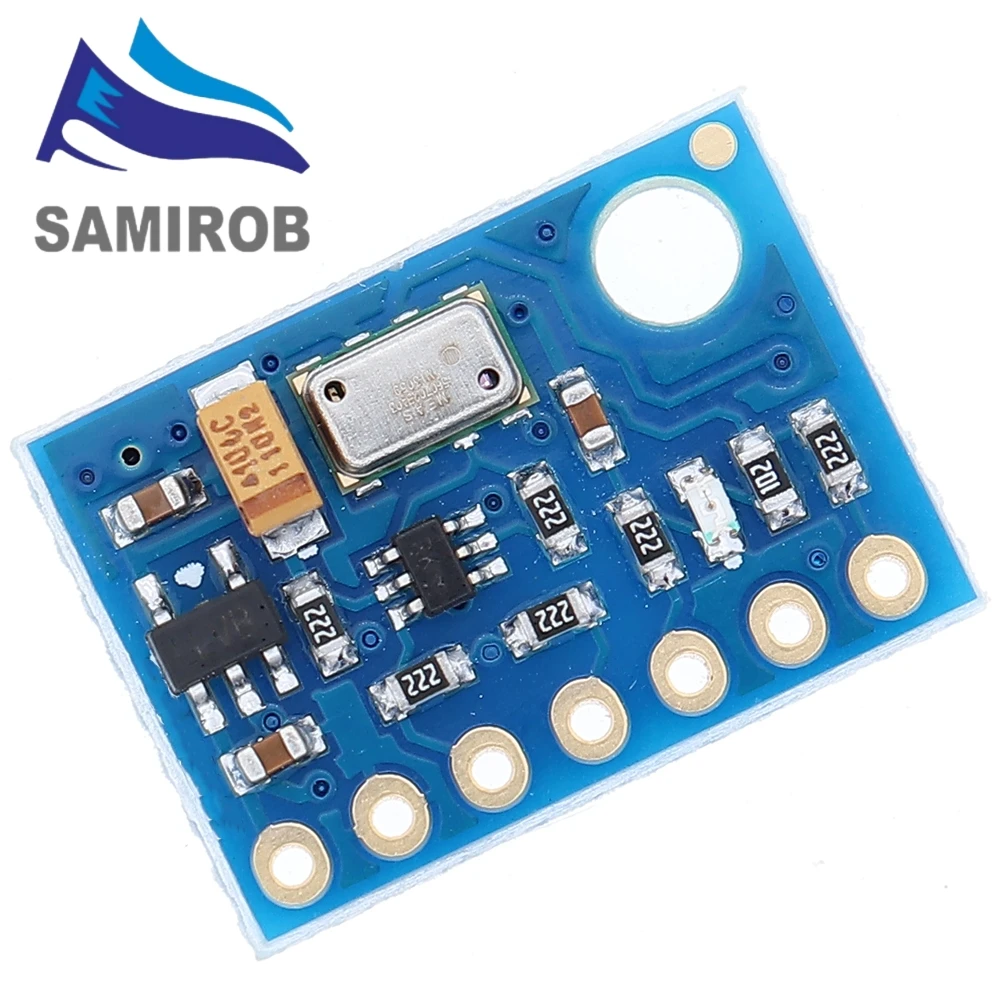 Module capteur de pression barométrique GY-63 MS5611 posé sur une carte Arduino Uno, prêt à être utilisé.