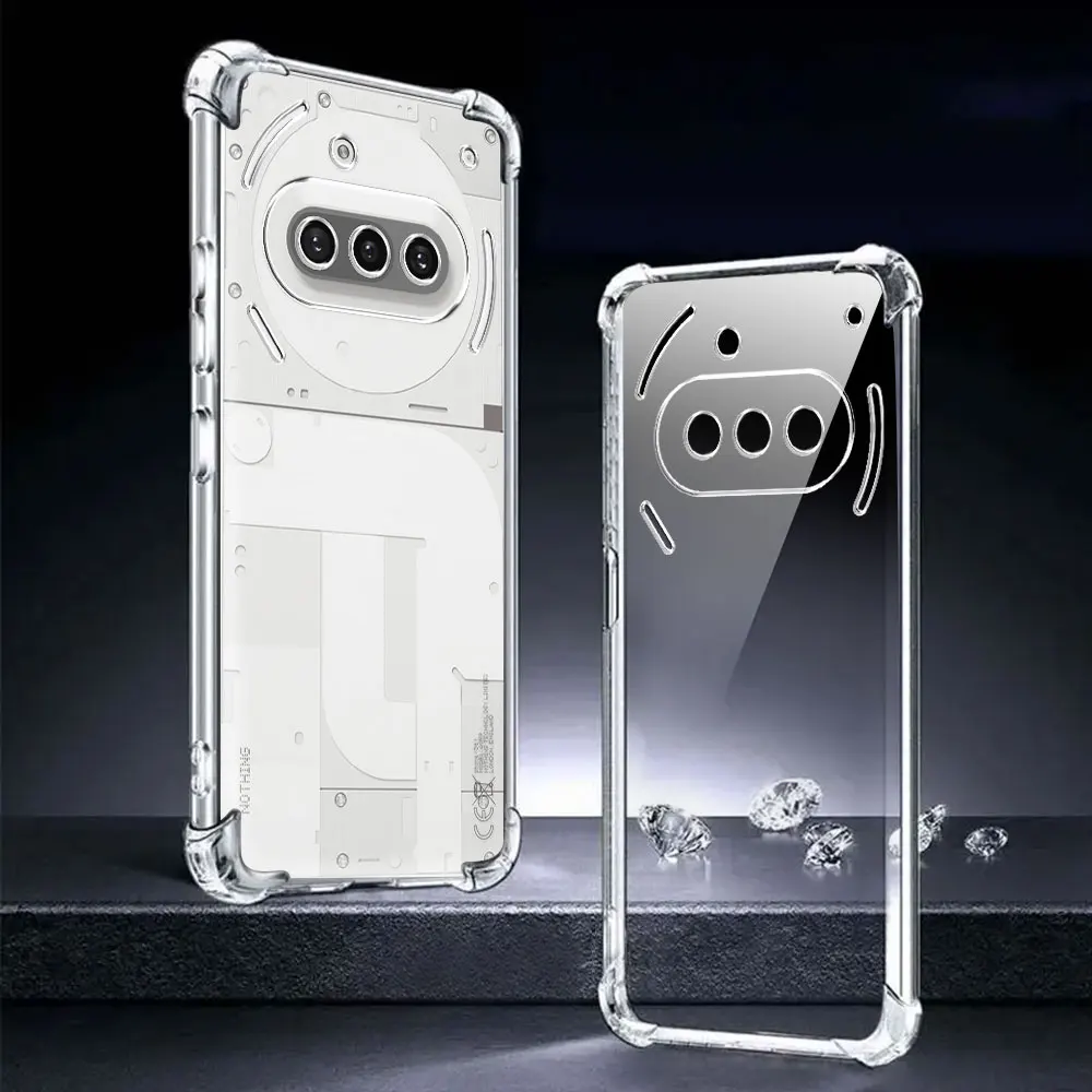 Airbag Shockproof Clear TPU Phone Case - Soft Silicone Back Cover