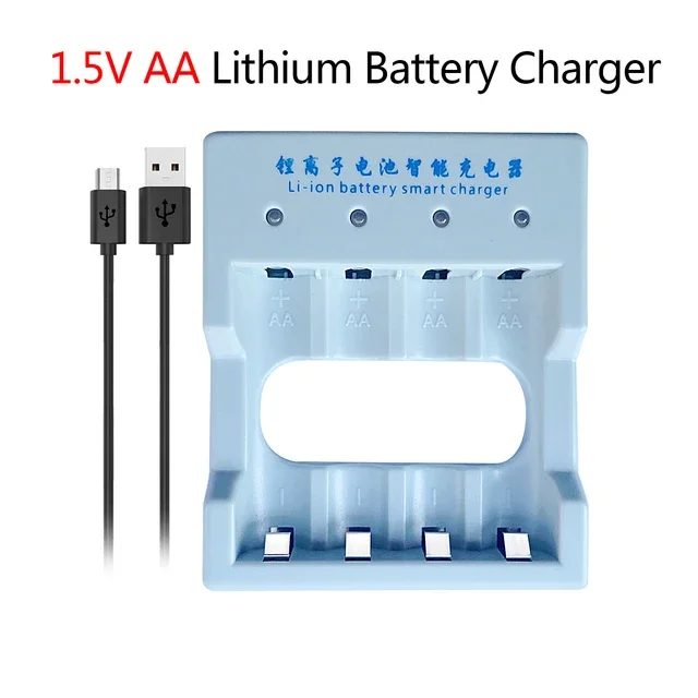 Batería AA Recargable Keenstone: 4 Pilas AA De 3500 MWh Con Cargador Tipo C 4 En 1 - Pilas