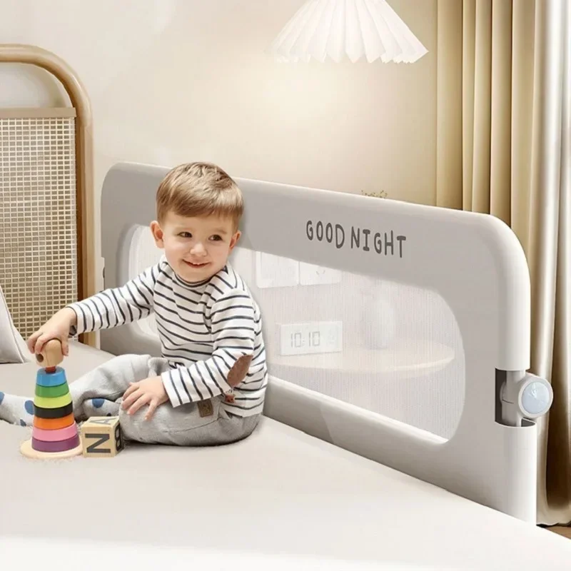 Bed Guardrail Adjustable Baby Safety Bed Barrier Anti-Fall Baby Crib Bumper Handrail Safety Rails Kids Fall Out Protection