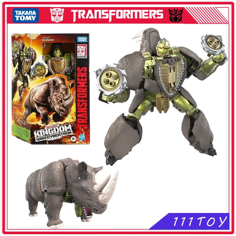 

In Stock Transformers Toy War For Cybertron:WFC-K27 Voyager Rhinox Anime Figures Robot Toys Action Figure Gifts Hobbies