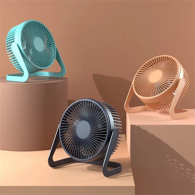 USB Strong Wind Silent MINI Fan Desk 360 Degree Rotatable Summer Cooling Portable Fan for Laptop Notebook Ofiice 1