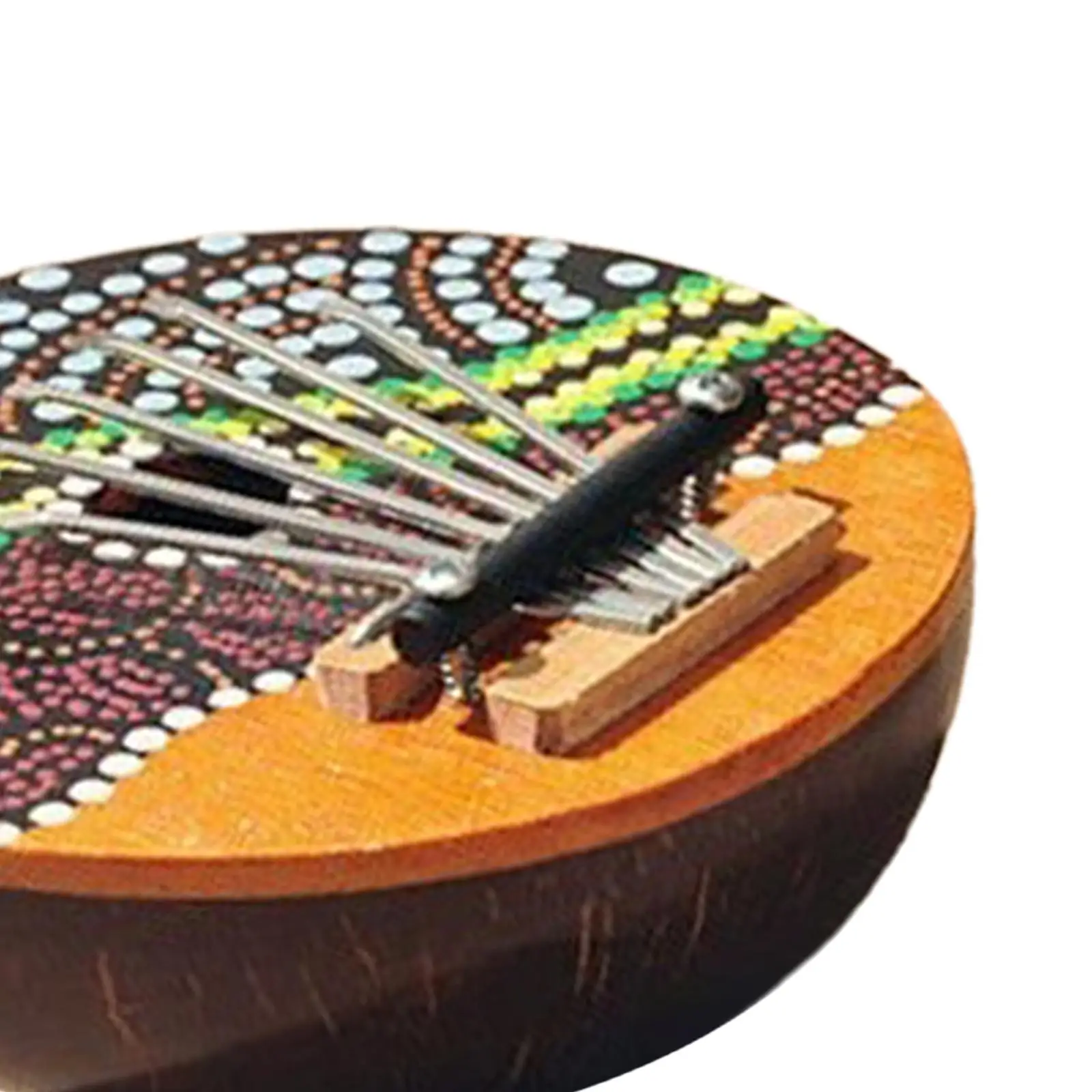 Kalimbas 7 Key Thumb Piano Coconut Shell Kalimba Music Instrument for Music