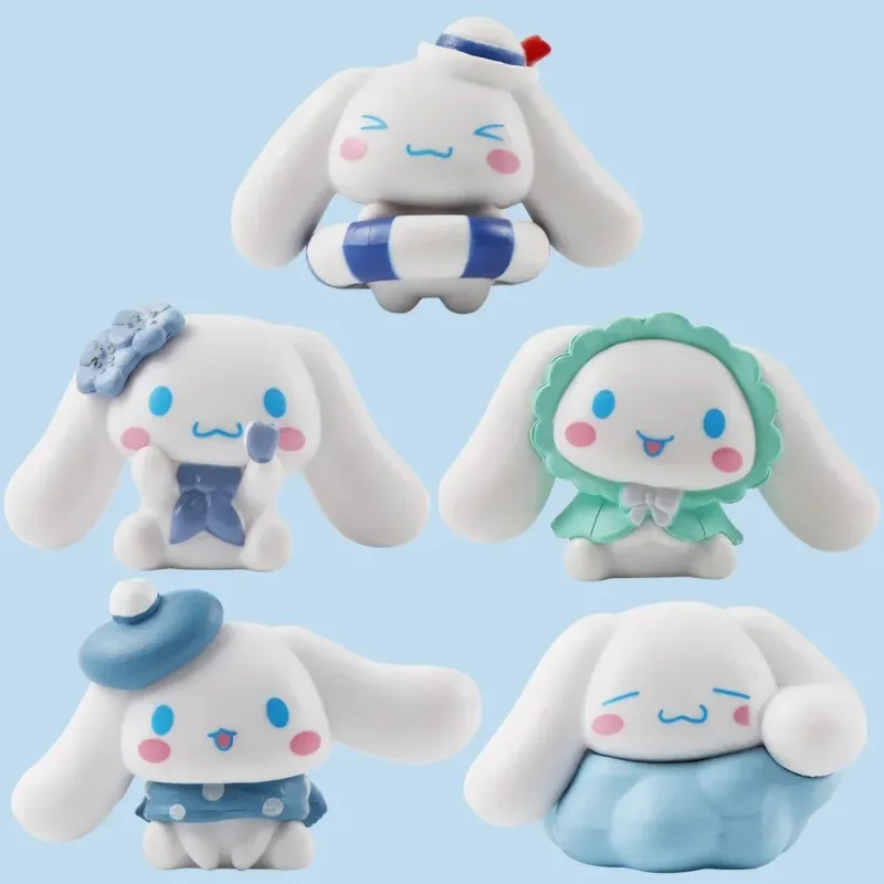 

Sanrio Аниме фигурки Cinnamoroll Pachacco Kuromi куклы Hello Kitty экшн-фигурки DIY украшения торта игрушки Kawaii Подарки для детей