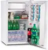 Compact Single Door Refrigerator and Freezer, 3.2 Cu. Ft. Mini Fridge, White 2