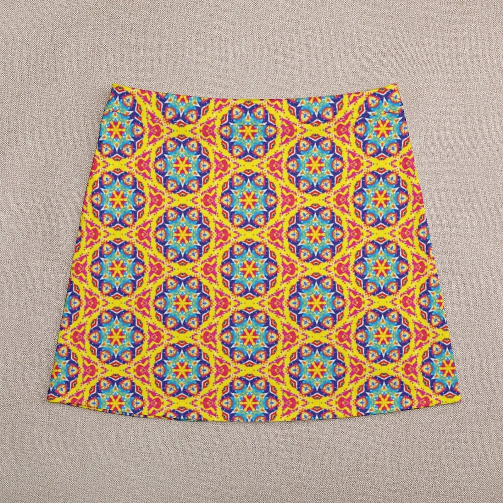 CAPRI SUNSHINE MANDALA Mini Skirt Womens dresses fairy grunge