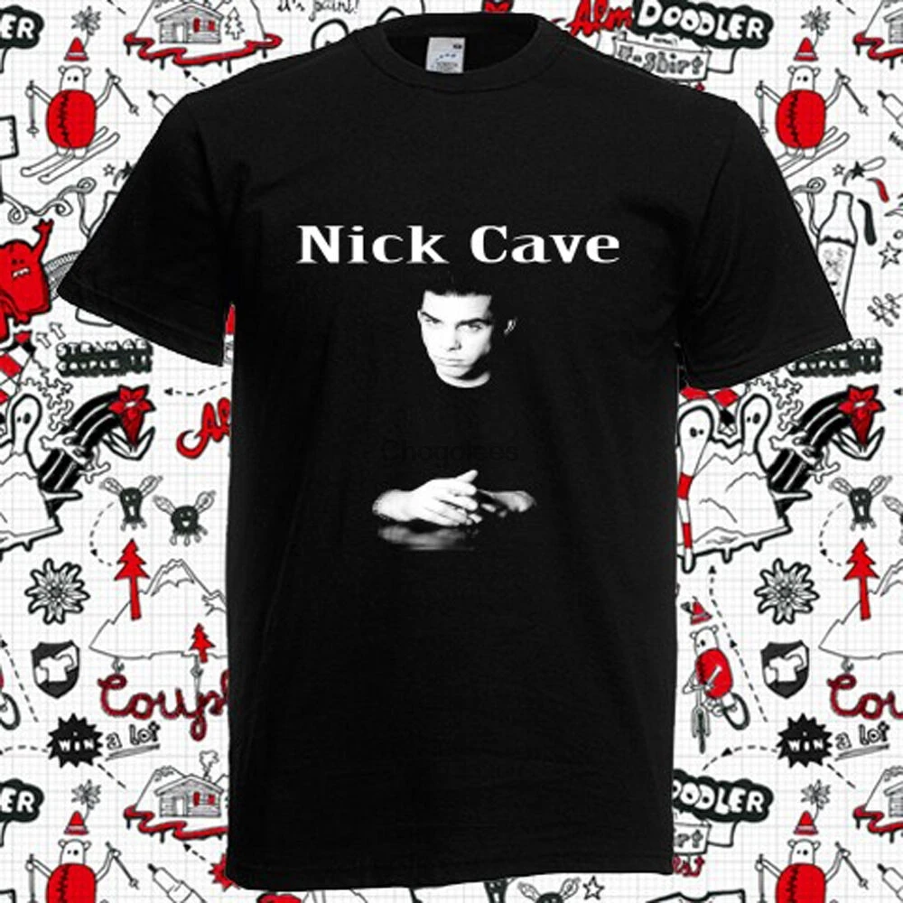 Nick Cave and The Bad Seeds Mens Black T-Shirt Size S to 3XL |