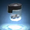 Magnifying Glass Cover Container Rechargeable Light Storage Container Rechargeable Led Glass Jar Airtight Storage for Optimal 6