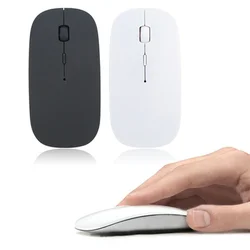 Rato de computador sem fio 1600 dpi usb óptico 2.4g receptor super magro mouse para computador portátil