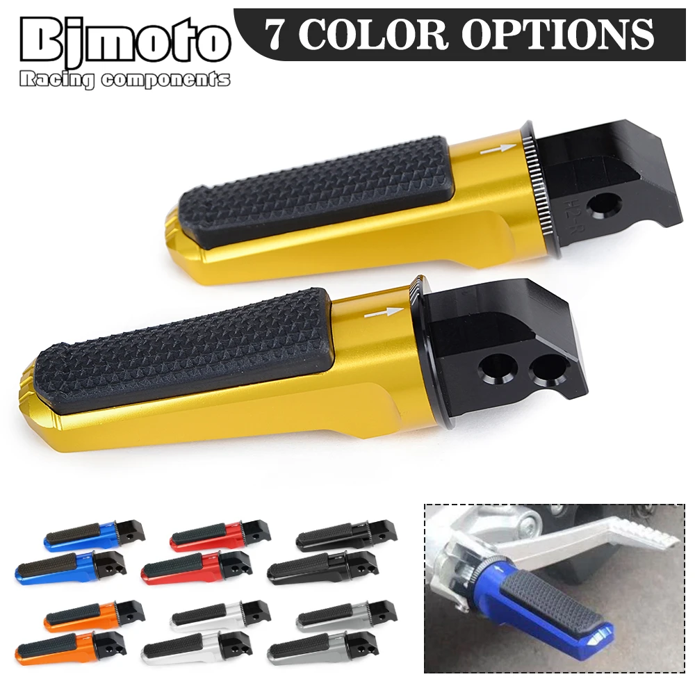 

Rear Passenger Foot Pegs Pedals Footrest For HONDA CB600F HORNET CB1000R CBR600F CBR600RR CBR900RR CBR1000RR FIRE BLADE