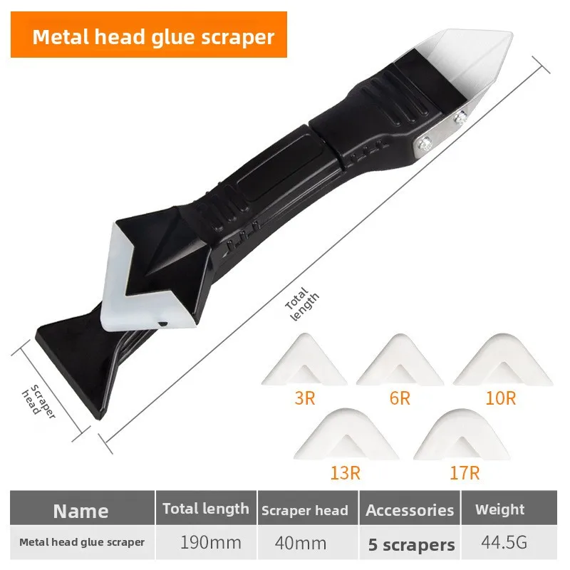 Metal Glass Residual Scraper Tool for Wall Trimming
