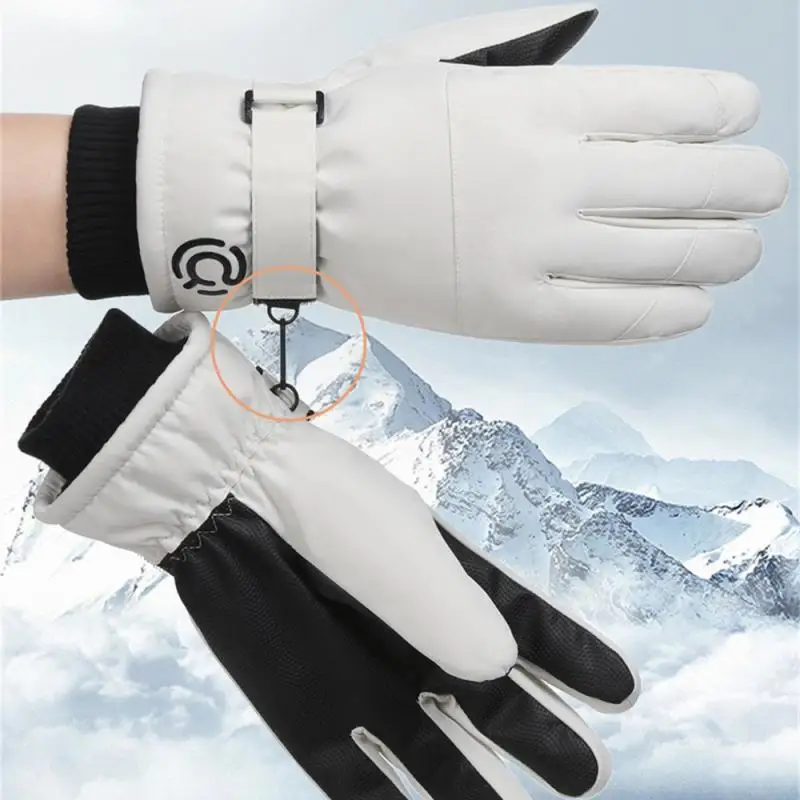 Skiing Gloves Winter Touchscreen Warm Men Women Bicycle Gym Driving Motorcycle Waterproof Thermal Non-Slip Cycling Gloves 방한장갑