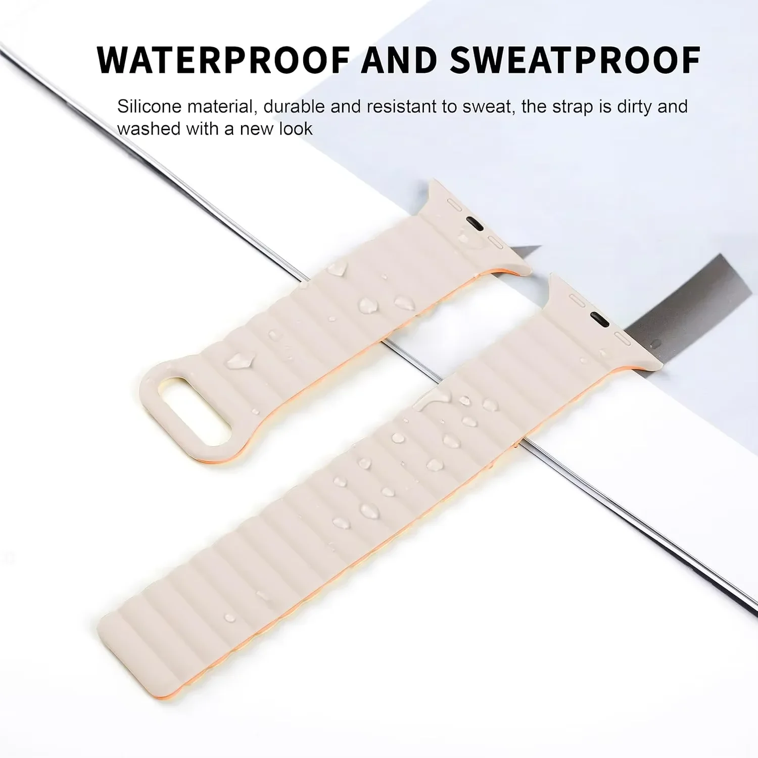 Magnetic Silicone Strap Bracelet