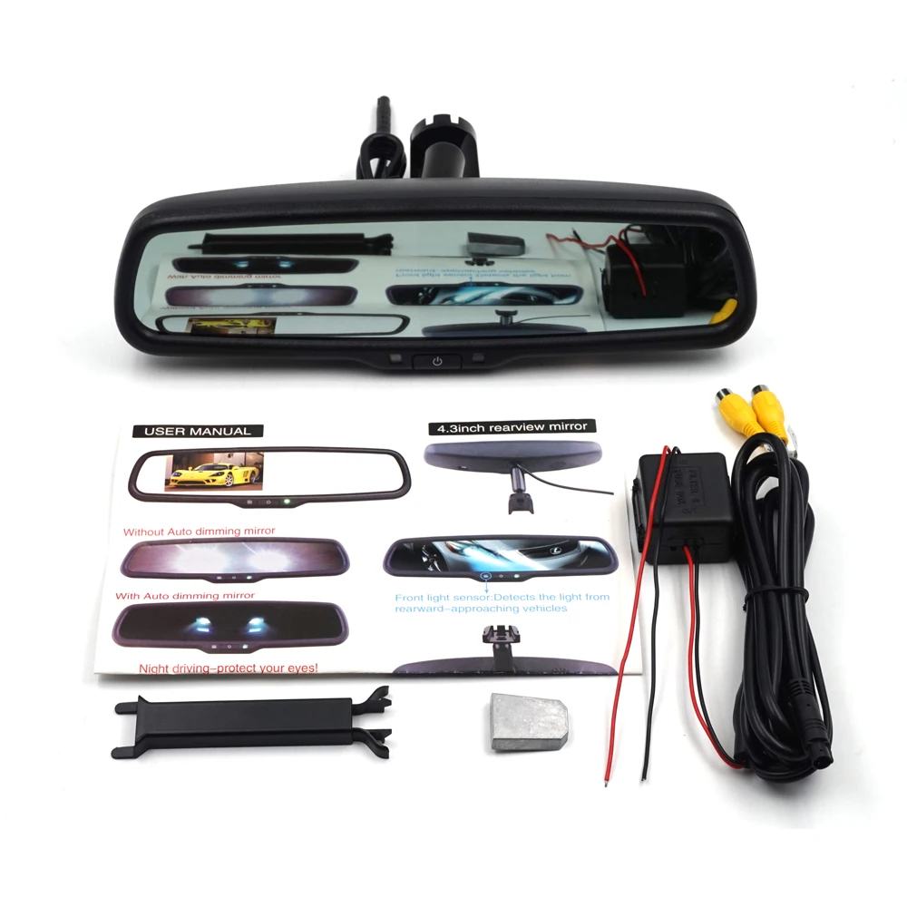 Monitor HD 4,3" Per Specchietto Retrovisore Auto - Visione Notturna Impermeabile - Foto 8