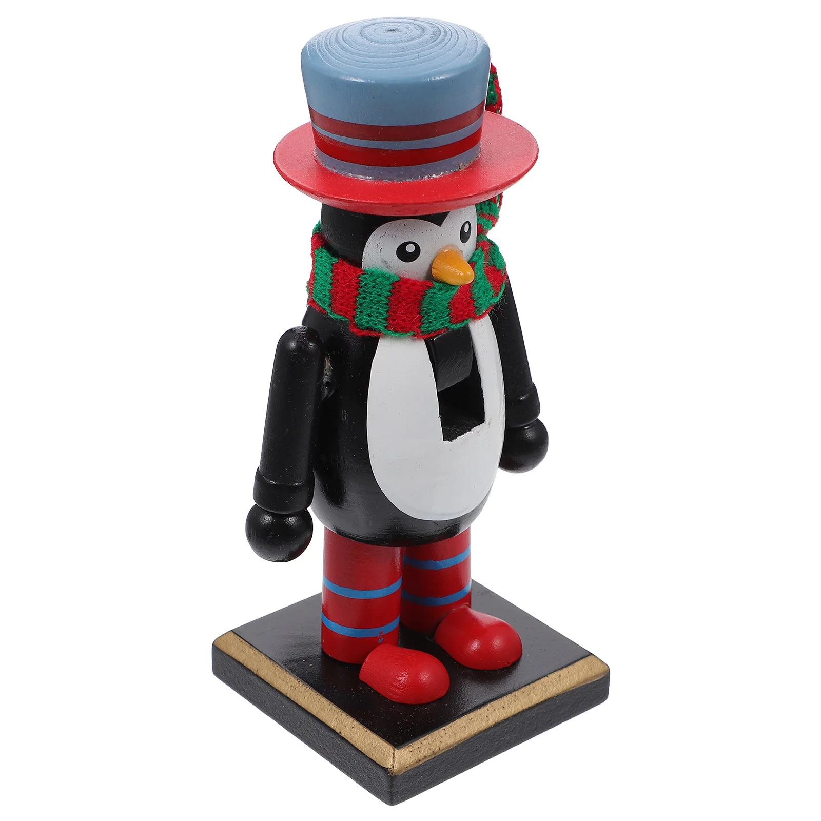 

Wooden Nutcracker Figurine Christmas Desktop Decoration Xmas Nutcracker Soldier Miniature Decorative Craft Showcase 15.5x6.5cm