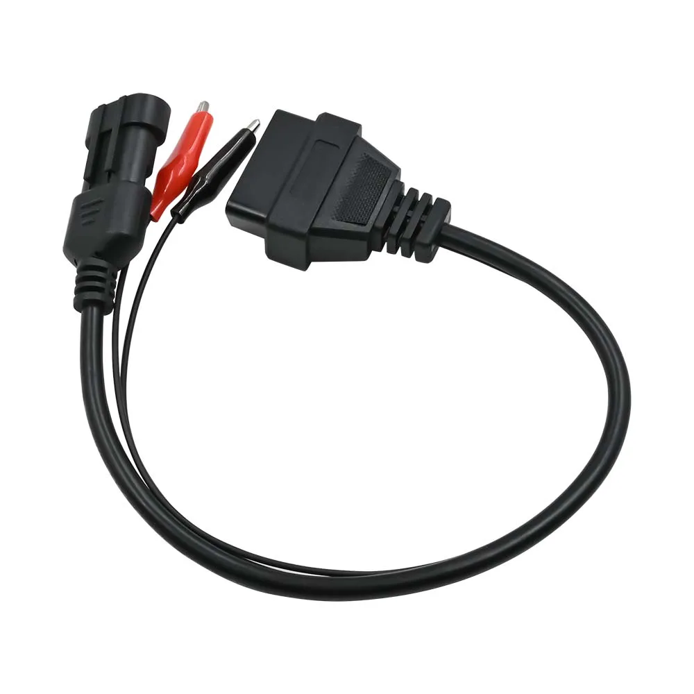 OBD2 Cable 3Pin to 16Pin for Fiat for Lancia Alfa Remeo OBDII Plug 3 Pin Connector Adapter Car Extension Diagnostic Cables