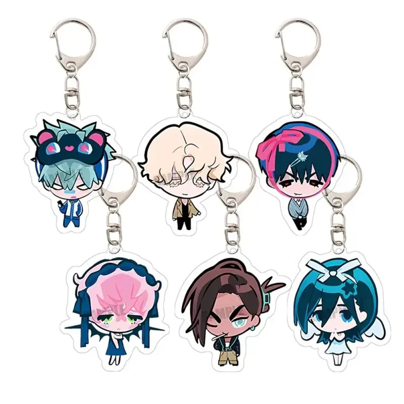 Alien Stage Acrylic Keychain Luka Mizi Hyuna Ivan Sua Till Anime Game Cartoon Plush Schoolbag Bag Cute Exquisite Gift Pendant