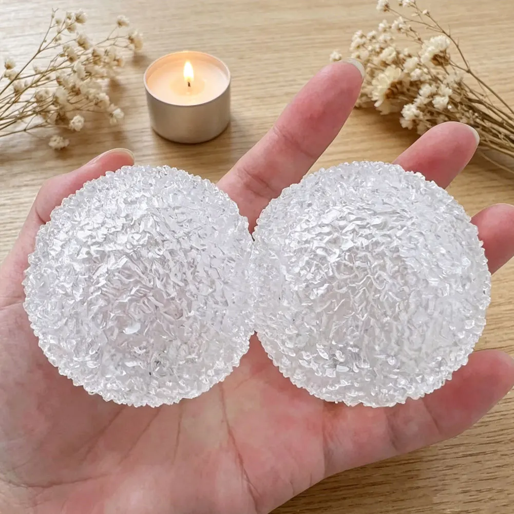 1/10PCS 구형 쥬얼리 TRP 주조 금형 도구 DIY 빈 볼 스킨 수제 볼 감압 슬로우 리바운드 장난감