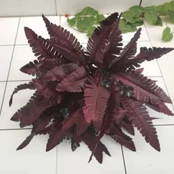 Elegant Burgundy Persian Grass Artificial Floral Arrangement for Wedding and Home Decor (Burgundry)