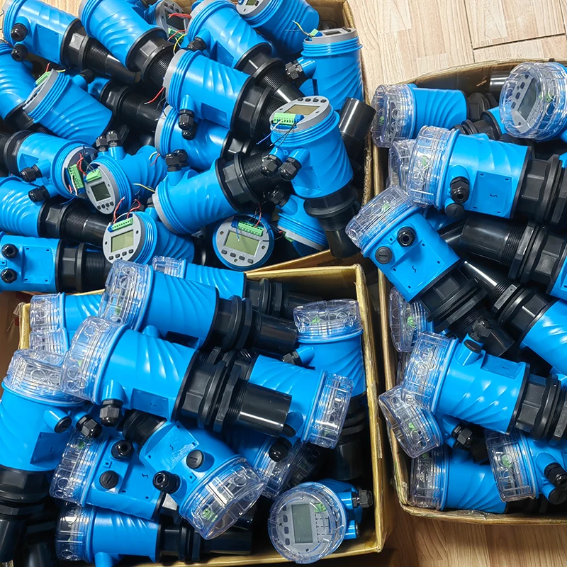 ES-UL800 10M 초음파 레벨 미터 탱크용 수위 송신기 4-20mA RS485 송신기 DC24V