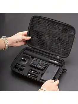 Adatto per accessori per fotocamera Osmo Action 5 PRO 4, borsa portatile, borsa da viaggio, caricabatterie, supporto per batteria, asta per selfie