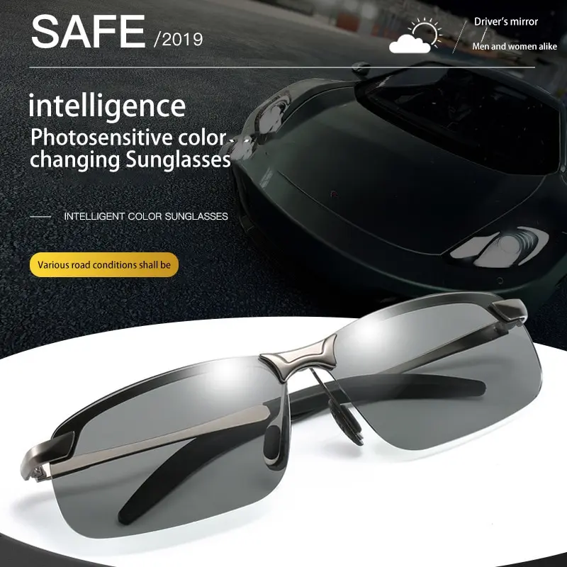Cycling Sunglasses Color Changing Polarized Sunglasses