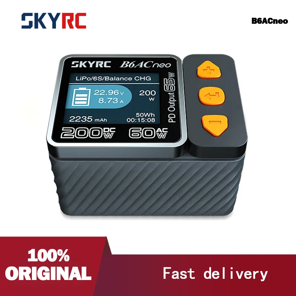 Novo Carregador inteligente SkyRC B6ACneo DC 200W AC 60W
