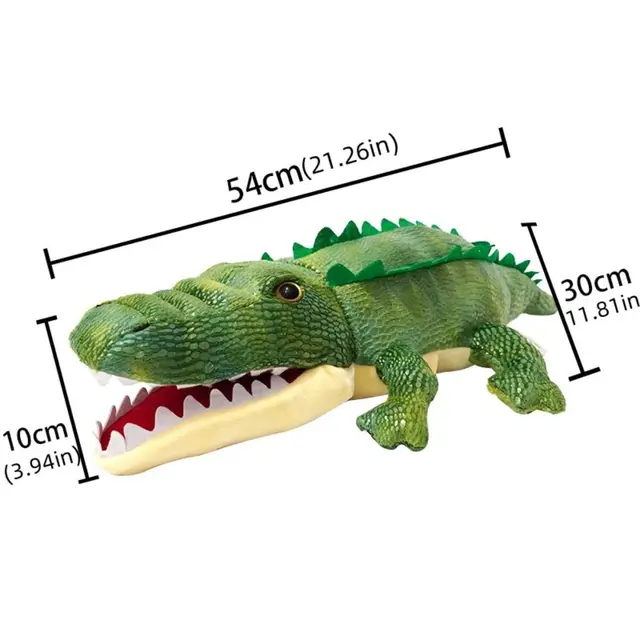 Turtle Salamander Animal Hand Puppet Lizard Snake Stuffed Animal Plush Hand Puppet Frog Crocodile Simulated Storytelling Puppet 6