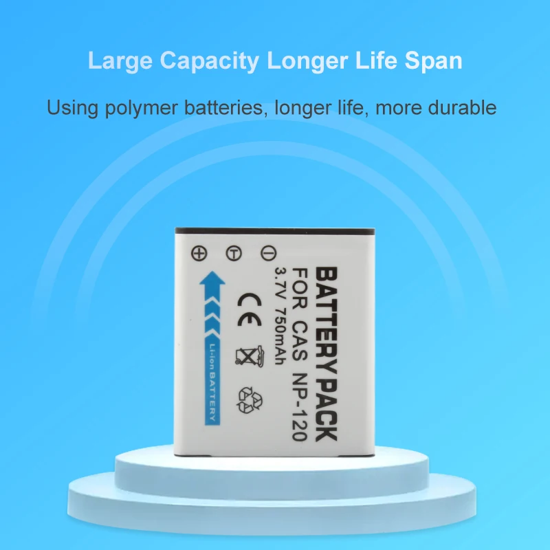 Batteria Della Fotocamera Np120 Np-120 Per Casio Cnp-120 Exilim Z680 Z790 Ex-S200 Ex-S300 Ex-Zs10 Ex-Zs12 Ex-Zs15 Ex-Zs20 Ex-Zs26 Ex-Zs30