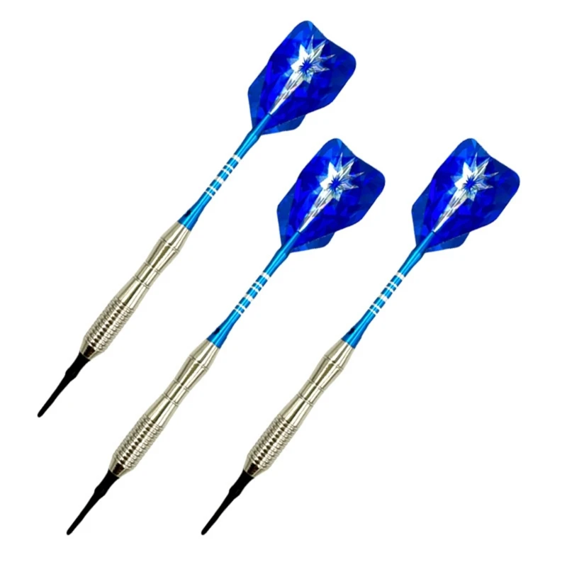 

3 Pcs Soft Tip Darts Set Repalcement Professional Indoor Plastic Tip Darts