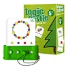 Logic Castle Starter Set with Activity game cards Educational Smart Logic Board Game for Children Fun Home & Travel Stem Toys 5