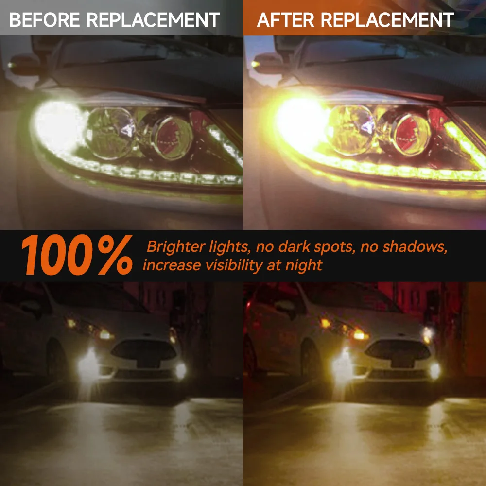 รูปสินค้า หลอดไฟฮาโลเจน 5 ชิ้น สำหรับรถยนต์ สัญญาณไฟเลี้ยวคุณภาพสูง