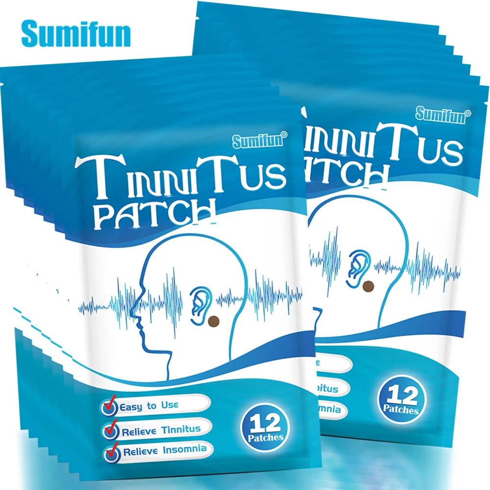 36120pcsEarTinnitusTreatmentPatchHerbalRingingBuzzingRelief