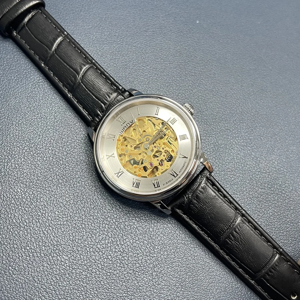 Cadisen Men's Mechanic Watch Miyota 8n24 82s0 Movement