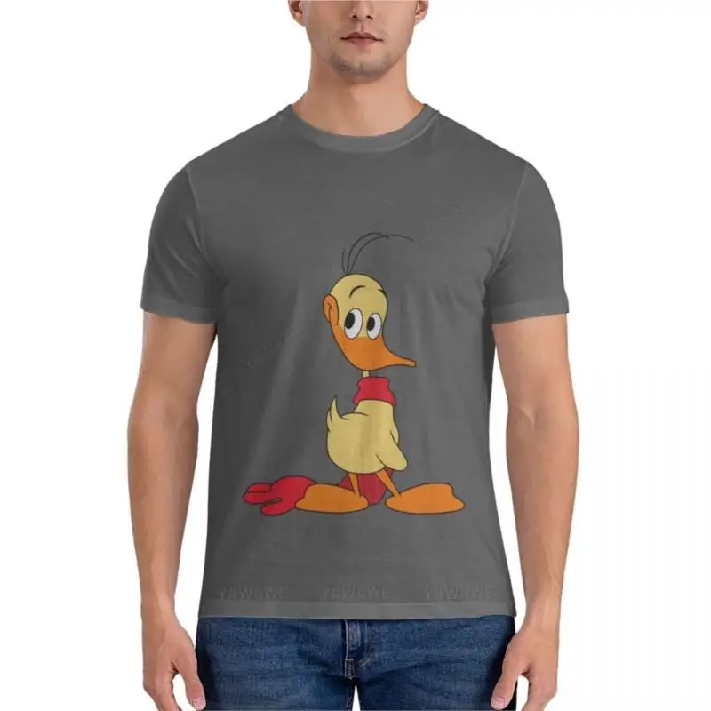 

Мужские футболки из хлопка teeshirt Альфред J. Футболка Quack мужская с принтом животного, приталенная рубашка для мальчиков, большие и высокие футболки