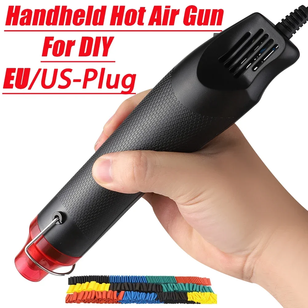 220/110V Hot Air Gun DIY Tool Heat Electric Power Tool Mini Soldering Temperature Crafts Blower with Supporting Seat Shrink hot air gun heat gun mini hot air gun