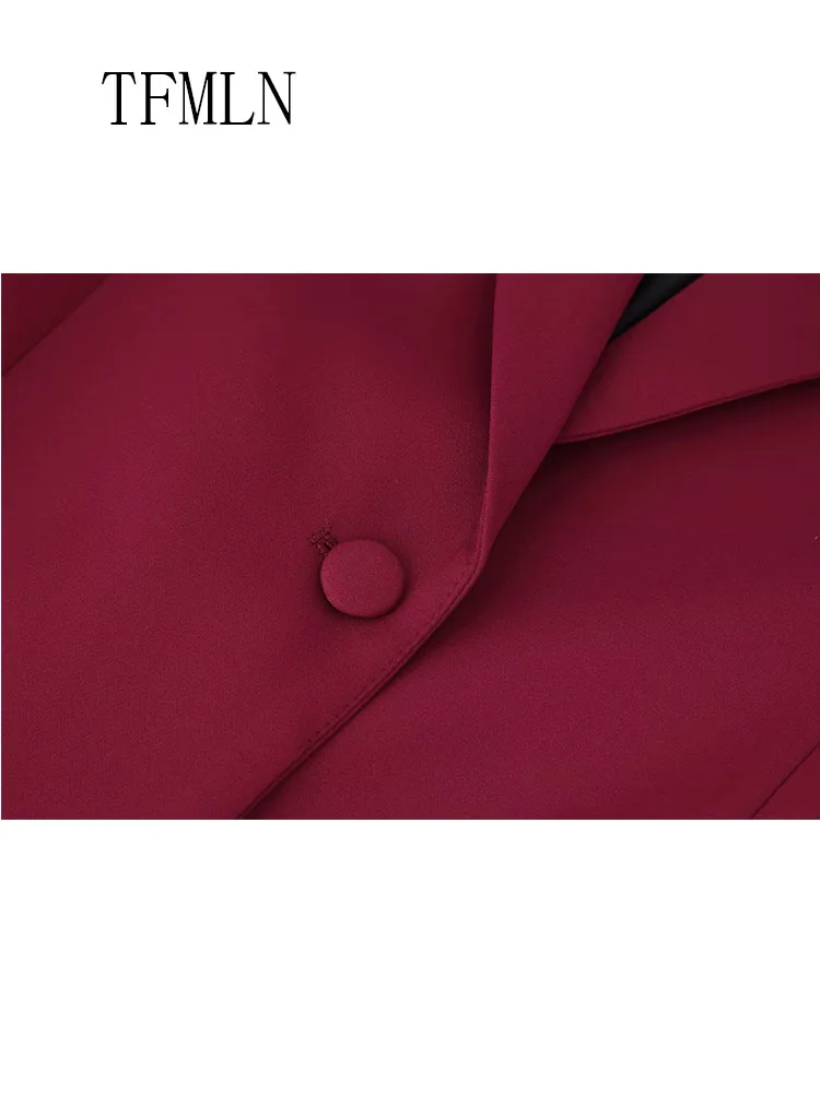 Elegant Women Feathers Blazer Jackets 2025 Autumn Office Ladies Notched Single Breasted Party Coats Fashion Chic Causal Outwears